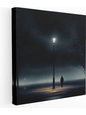 Painted Anarchy Gece Yarısı Yansımaları Duvar Dekorasyonu - Gece Yarısı, Düşünceli, Ev Dekorasyonu, Zarif, 30X30