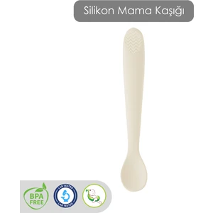 Meleni Baby Diş Kaşıyıcı Bebek Mama Kaşığı - Silikon Mama Kaşığı