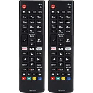 Lg Smart Tv Hd Için 2x Akıllı Uzaktan Kumanda, Lg Full Hd LED ve Lg Akıllı Uzaktan Kumanda Düğmeleri AKB75095308 43UJ6309 (Yurt Dışından)