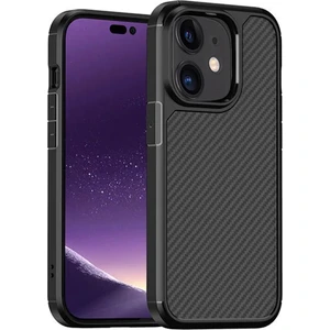 iPhone 11 Uyumlu Karbon Tasarım Darbe Emici Hologramlı Lüx Kılıf