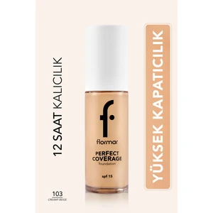 Perfect Coverage Yoğun Kapatıcı Su Bazlı Fondöten (Sıcak Alt Ton) -103 Creamy Beige -8682536058186