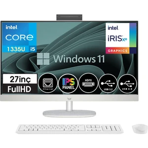Hp All-In-One 27-CR0007NTT Intel® Core™ I5-1335U 32GB 1tb SSD 27" Fhd IPS WINDOWS11PRO All In One Bilgisayar 8898B7EAW14+ZETTAUSBBELLEK
