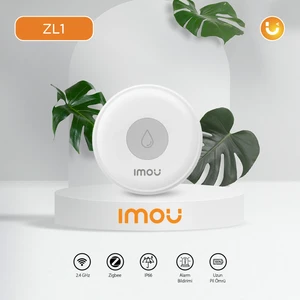 IMOU Kablosuz Su Baskın Dedektörü-Alarm Bildirimi-Zigbee-İletim gücü: ≤15dBm-IP66-200m İletişim Mesafesi-Akıllı Ev Cihazlarıyla Ara Bağlantı (ZL1)