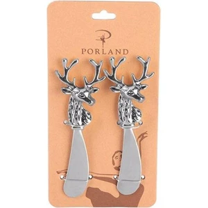 Deerest Silver 2 Adet Tereyağı Bıçağı 18 cm