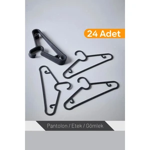 24 Adet - Elbise, Fular, Gömlek, Tişört Askısı Kırılmaz Askı
