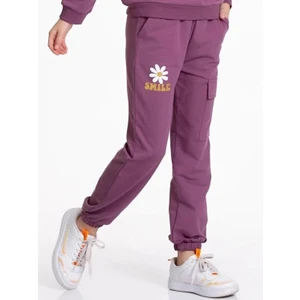 Smile Baskılı Kargo Cepli Eşofman Altı 54937