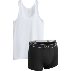 D'S Damat Siyah %100 Pamuk 2'Li Atlet Boxer Takim 2HCBNORTATBOX