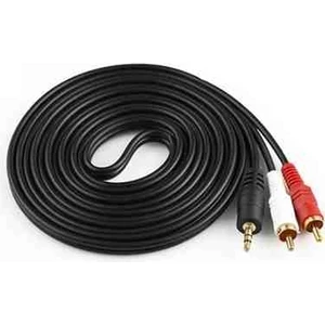 3mt 2rca 3.5mm Stereo Gold Kablo