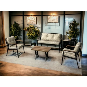 Tu Tienda Köyceğiz Bahçe Balkon Takımı, Krem