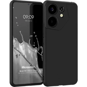 Matte Silicone Tecno Camon 20 Premier 5g Kılıf Siyah