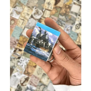 Kağıt Gemi Dükkan Maritime Navigation Era Temalı 400 Sayfa Mini Defter Scrapbook Kağıt Seti/bullet Journal