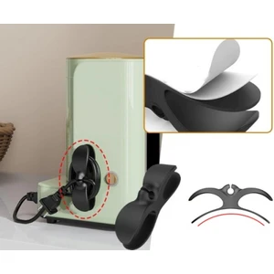 Işık Ticarett Işıkticarett Yapışkanlı Kablo Sabitleyici Düzenleyici Çok Amaçlı Organizer Airfryer Kablo Sarma Aparatı 2 Adet