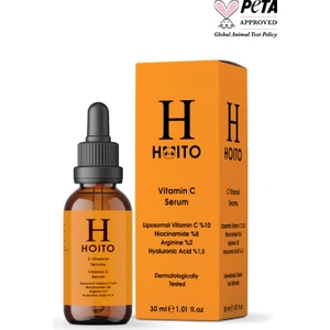 C Vitamini Serumu 30ML-LIPOSOMAL Vitamin C % 10 Niacinamide % 8 Arginine % 2 Ha % 1,5