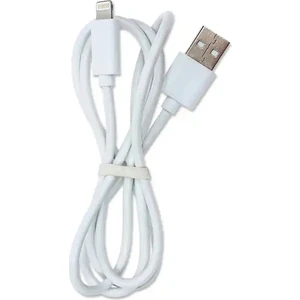 Premium 0,9 Metre iPhone Uyumlu Hızlı Şarj ve Data Kablosu 2.4 Amper Beyaz