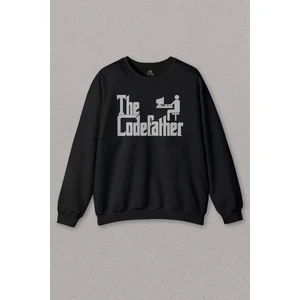 So Cool Unisex Sweatshirt The Codefather Godfather Bilgisayar Code Korsan Hacker Yazılımcı Baskılı Sweat