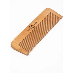 Comes Cosmetic Şimşir Tarak Sık Dişli Köşeli Model Doğal