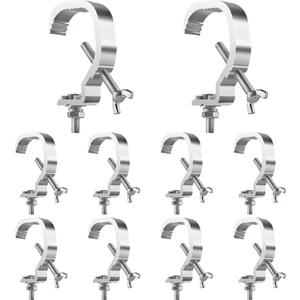 Kafes C Kelepçesi 1.18-2 Inç, 10 Paket Sahne Işıkları Kafes Kelepçeleri, 30-50MM Od Tüp Için Fit, Dj Aydınlatma Için Yük 55LB C Kelepçesi (Yurt Dışından)