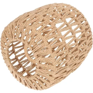 3x Simüle Rattan Lamba Kapağı El Yapımı Dokuma Avize Vintage Abajur Ev Dekor Asılı Kolye Yatak Odası (Yurt Dışından)