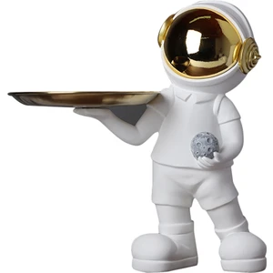 1 Adet Iskandinav Uzay Astronot Reçine Şekil Anahtar Depolama Tepsisi Sundurma Sanat Kozmetik Dekorasyon Ev Yaratıcı Dekorasyon A (Yurt Dışından)