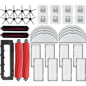 Roborock S7 Maxv Ultra Ana Yan Fırça Filtresi Paspas Toz Torbası Için (Yurt Dışından)