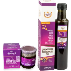 Mesir-i Şifa Mesri Şifa Afrika Sardunyası Macun 240 G+ Mesri Şifa Çam Kozalak Keçiboynuzu Özü 350 G