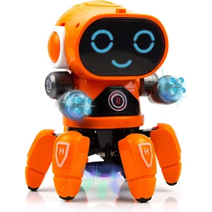 Dans Eden Robot, Yürüyen Elektronik Pille Çalışan Yanıp Sönen Işıklar ve Müzik Çocuk Robotu, Çocuklar Için Robot Oyuncaklar, 4 5 6 7 8 9 Yaşındaki Çocuklara Hediye (Yurt Dışından)