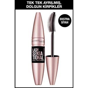 Sensational Maybelline New York Lash Sensational Yelpaze Etkili Intense Black Maskara - Ekstra Siyah