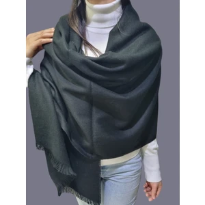 Kadın Yumuşak Yün Dokulu Omuz Şalı Atkı