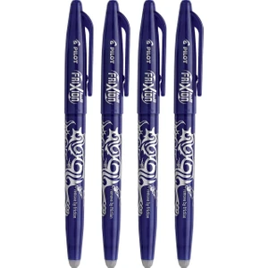 Frixion Ball Silinebilir Jel Kalem 0.7 mm 4'lü Set Mavi