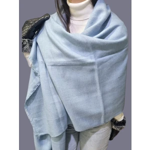 Kadın Yumuşak Yün Dokulu Omuz Şalı Atkı