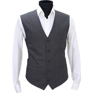 Mentor Regalo Erkek Yelek V Yaka Siyah Desenli 5-50472