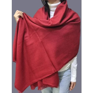 Kadın Yumuşak Yün Dokulu Omuz Şalı Atkı