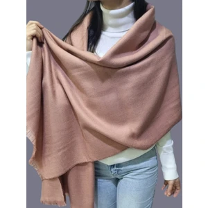 Kadın Yumuşak Yün Dokulu Omuz Şalı Atkı