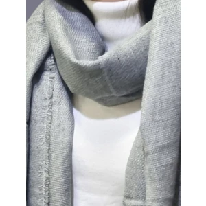 Kadın Yumuşak Yün Dokulu Omuz Şalı Atkı