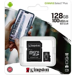128 GB Kingston Micro Sd Card CL10 Canvas  SDCS2/128GB