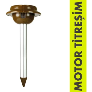 Sentinel Güneş Enerjili Ultrasonik Köstebek Yılan Akrep Fare Kovucu 1000M2 Titreşimli Motor Senitel