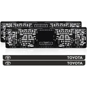 Oto Plakalık Toyota Parlak Pleksi Takmatik Plakalık(Takım)