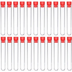 Çap: 1,6 cm Boy : 10 cm Kapaklı Plastik Deney Tüpü