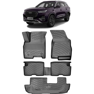 Chery Tiggo 8 Pro Excellent Paket 3 Sıra 3D Havuzlu Paspas 2023 Sonrası