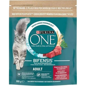 One Sığır Etli Yetişkin Kedi Maması 800 G