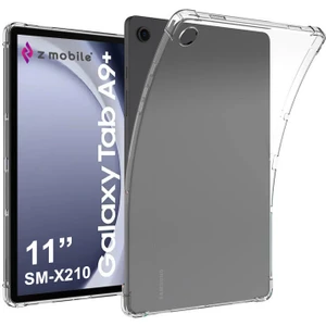 Samsung Galaxy Tab A9+ Plus 11” SM-X210 Uyumlu Şeffaf Silikon Kılıf Anti Shock Köşe Korumalı
