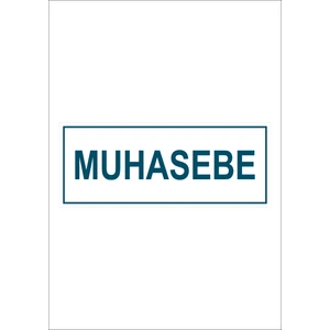 Doğa Reklam Muhasebe Yönlendirme Yazısı - Kapı İsimliği