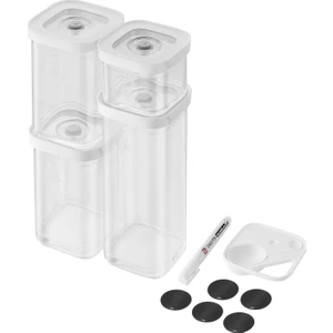 Fresh Save Cube Saklama Kabı Seti 6 Parça Şeffaf Beyaz