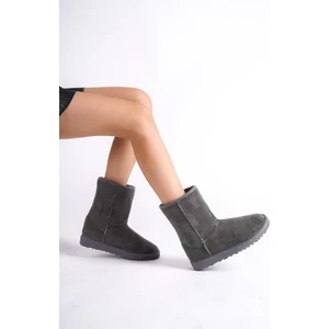 By İmis Shoes Orta Boy Tüylü Bot