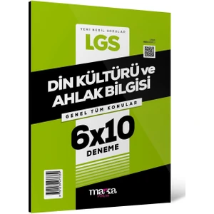 Marka Yayınları 2025 LGS Genel Tüm Konular Din Kültürü ve Ahlak Bilgisi 6 Deneme