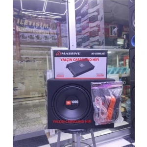 Jbl 1000W Bas Massıve 4CHX90W RMS2OHM Amfi Set Kablo 3lü Set