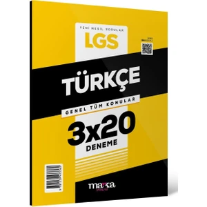Marka Yayınları 2025 LGS Genel Tüm Konular Türkçe 3X20 Deneme