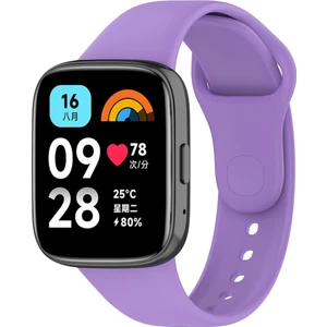 Xiaomi Redmi Watch 3 Active Için Klasik Kordon Lila