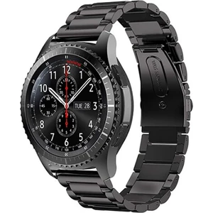 Xiaomi Watch S1 Pro 22MM Için Klasik Metal Kordon-04 Siyah