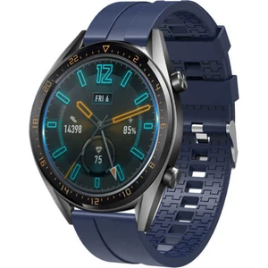 Xiaomi Watch S1 Active 22MM Için Içi Desenli Silikon Kordon-23 Lacivert